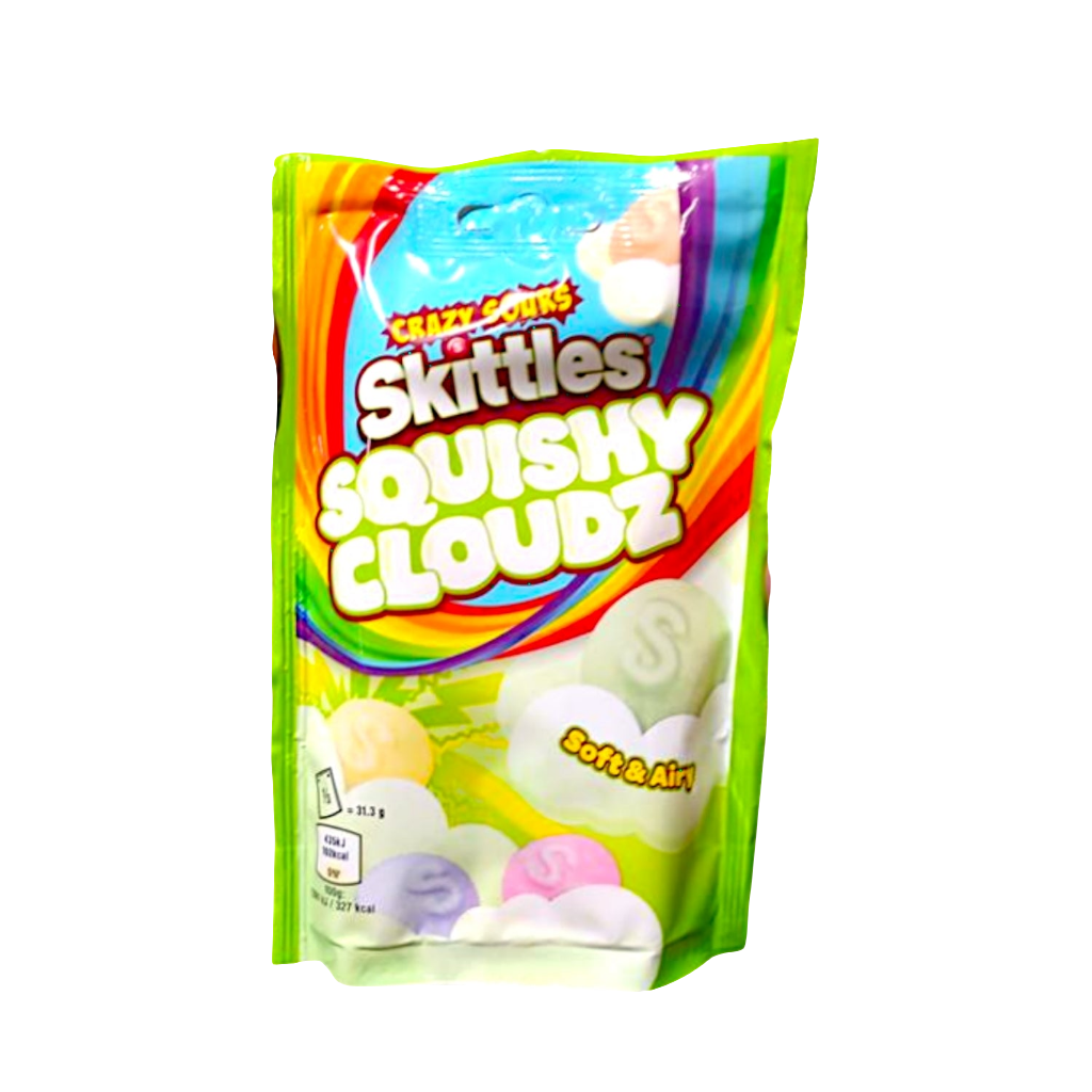 Skittles Crazy Sours Squishy Cloudz 94g