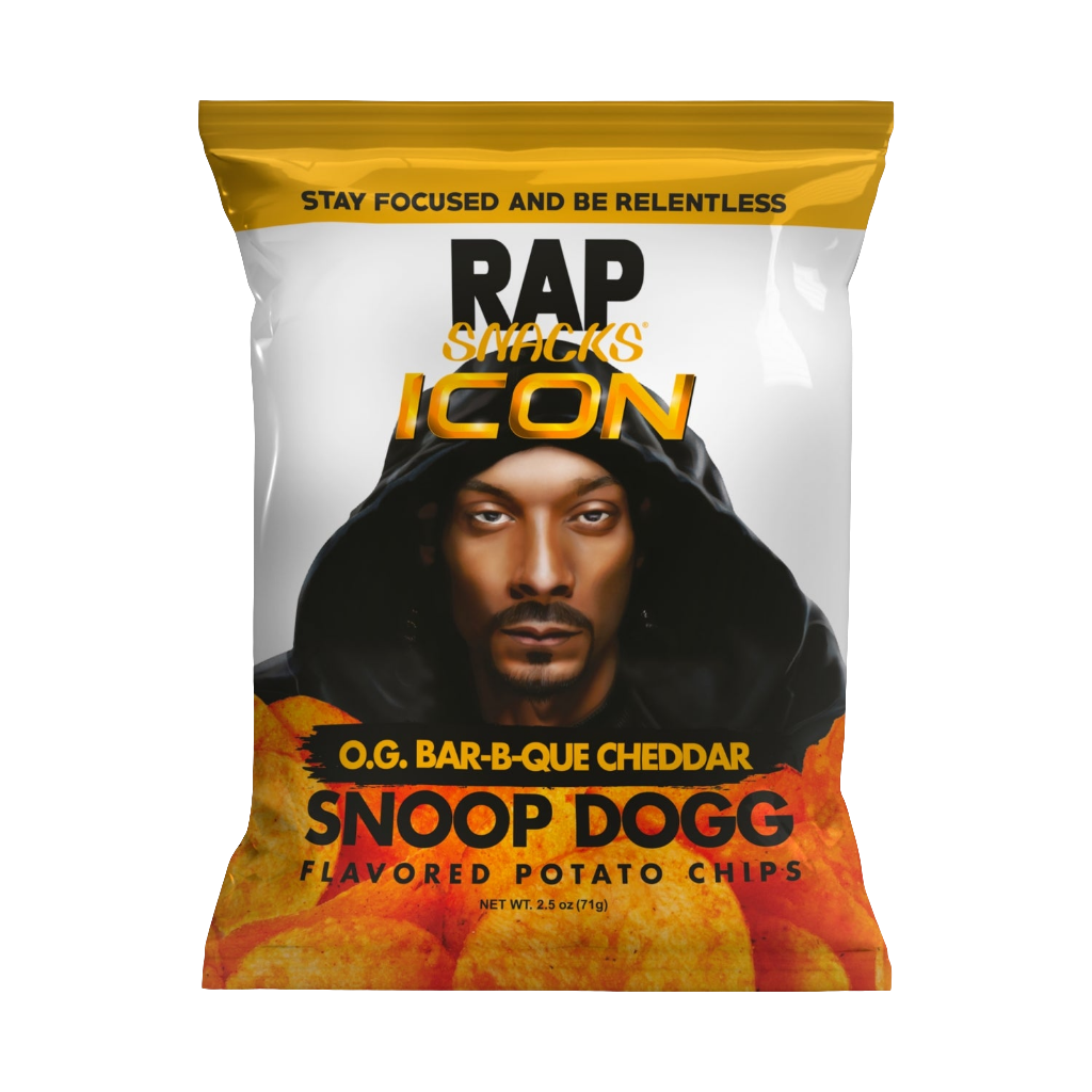 Rap Snacks Snoop Dogg BBQ Cheddar Chips 71g