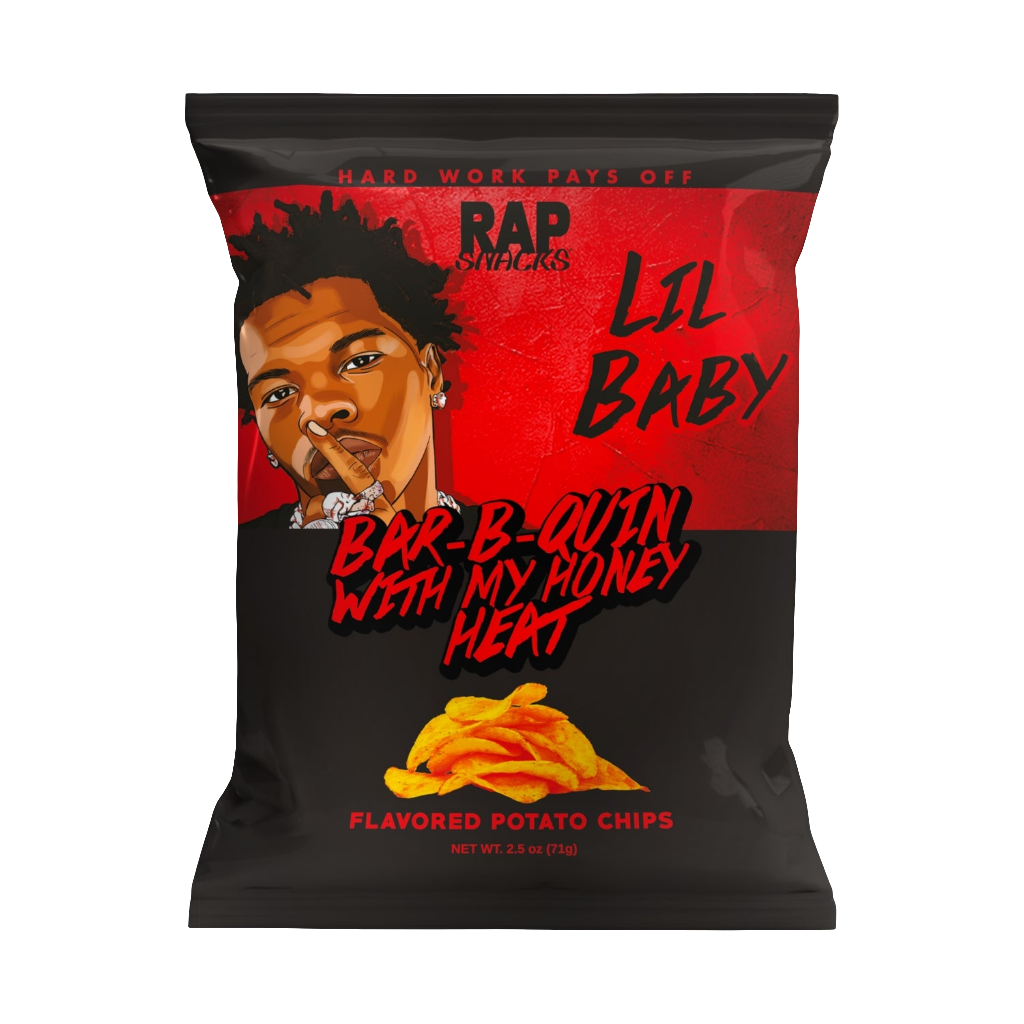 Rap Snacks Lil Baby Bar-b- Quin With My Honey Heat Chips 71g