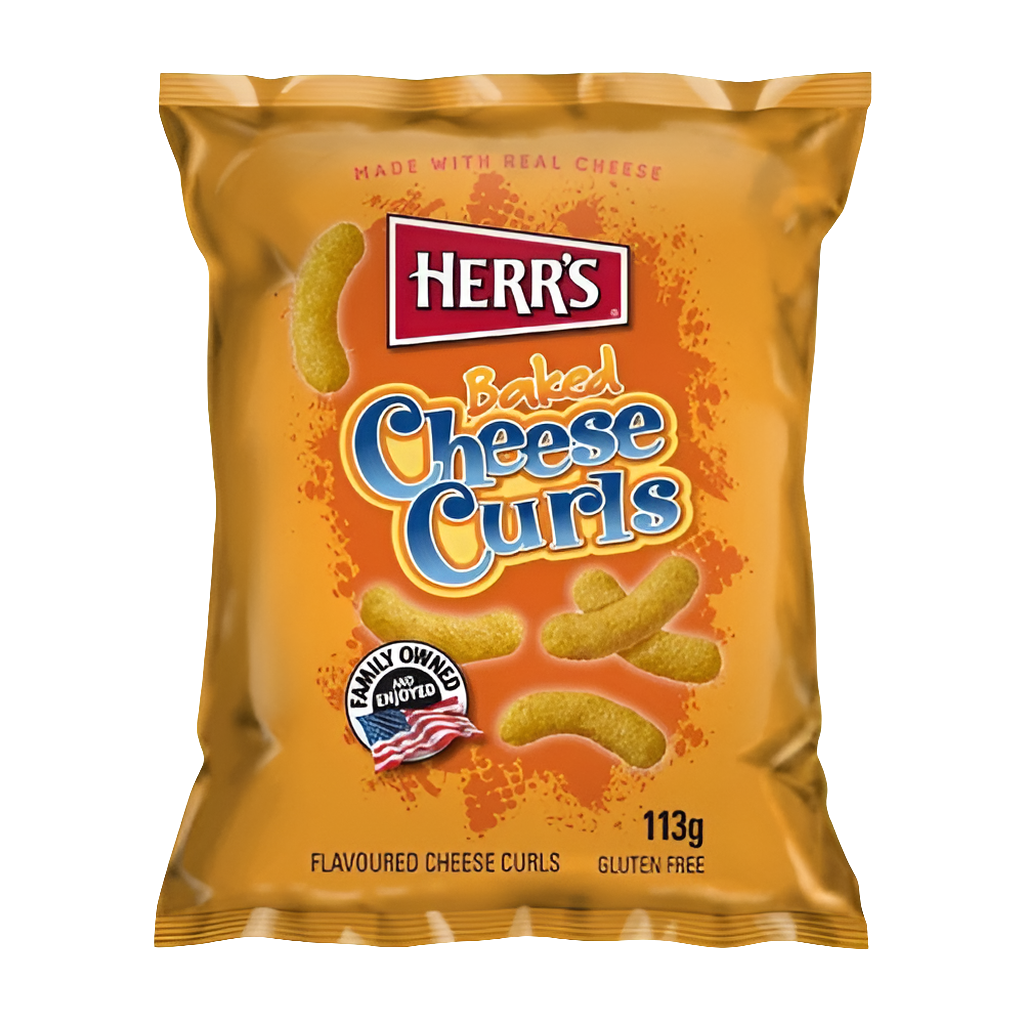 Herrs Baked Cheese Curls 113g