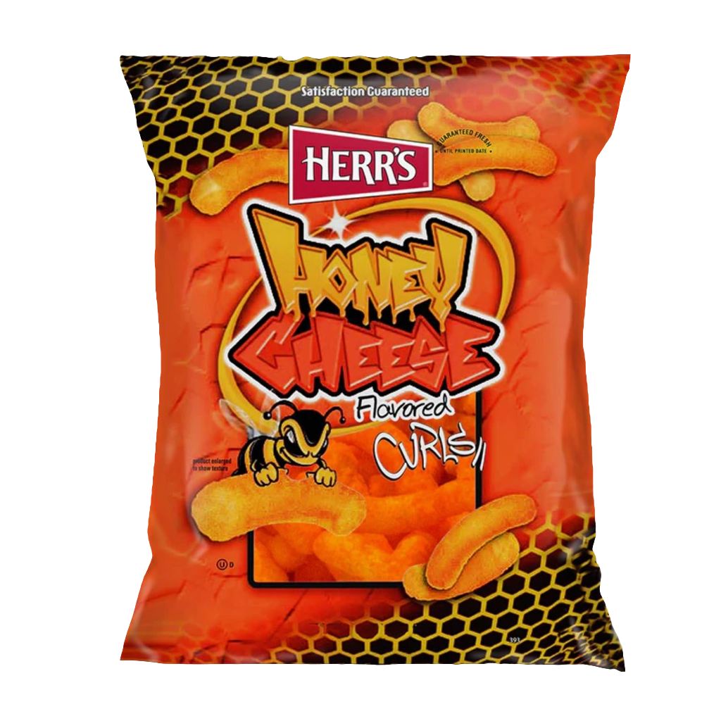 Herrs Honey Cheese Curls 28g