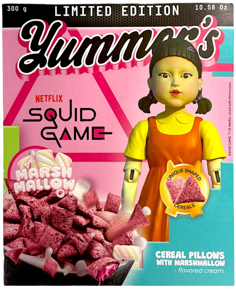 Yummers Squid Game Marshmallow Cereal 300g