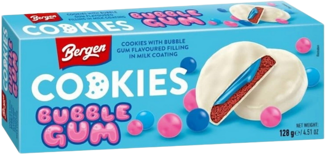 Bergen Cookies Bubble Gum 128g