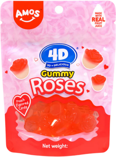 Amos Peelerz Gummy Roses 65g