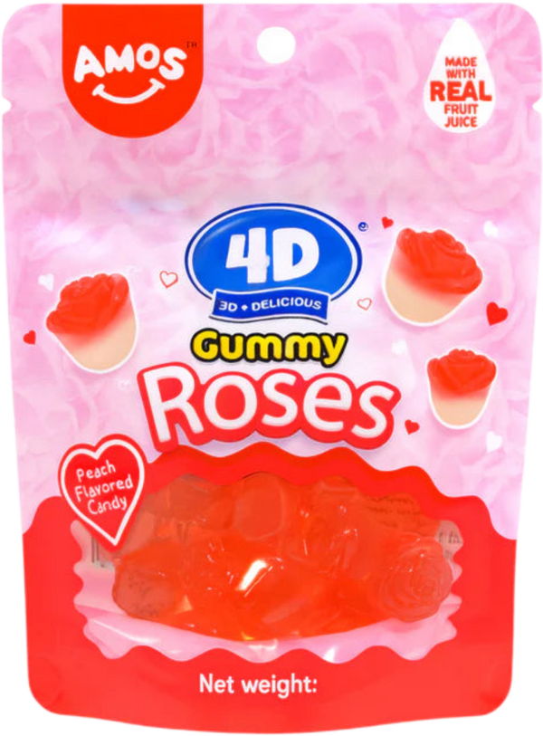 Amos Peelerz Gummy Roses 65g