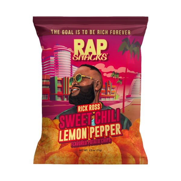 Rap Snacks Rick Ross Sweet Chili Lemon Pepper Chips 71g