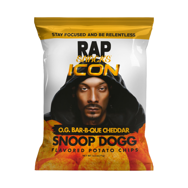 Rap Snacks Snoop Dogg BBQ Cheddar Chips 71g