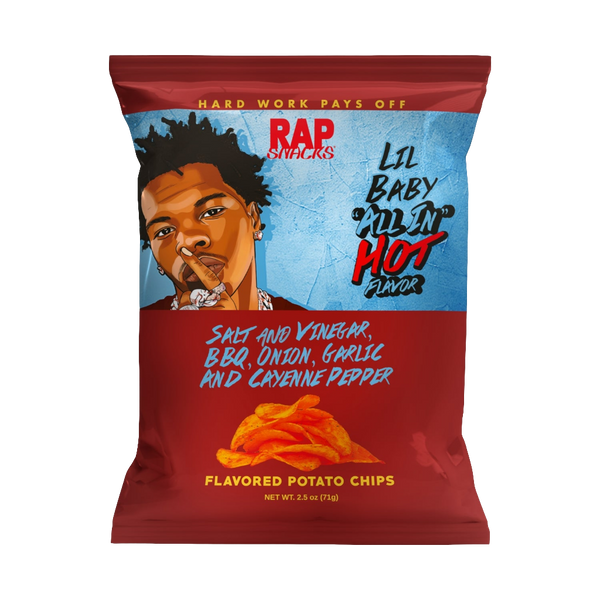 Rap Snacks Lil Baby All In Hot Chips 71g
