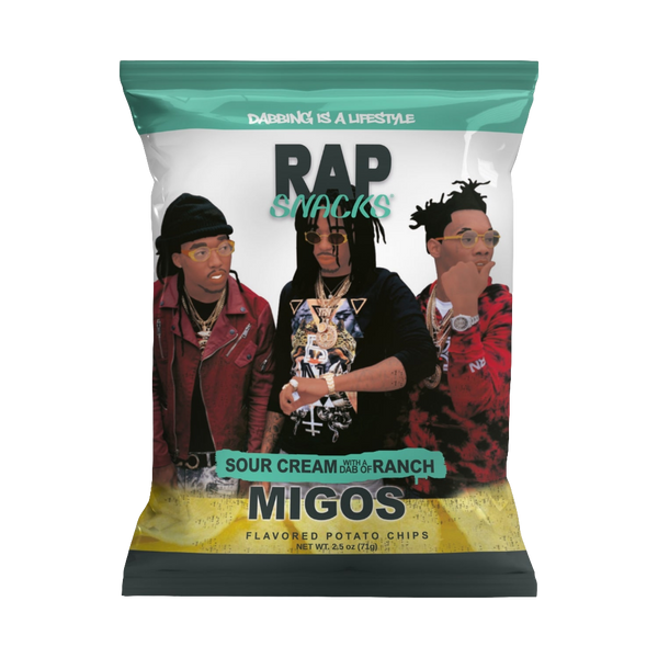 Rap Snacks Migos Sour Cream Ranch Chips 71g
