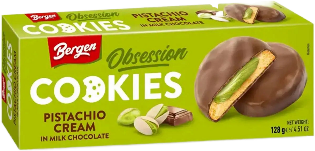 Bergen Obsession Pistachio Milk Chocolate 128g