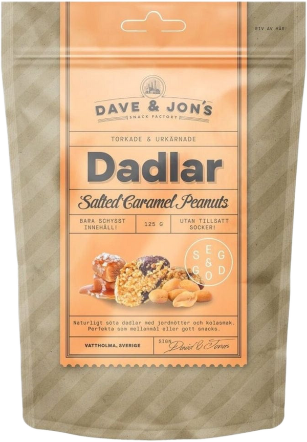 Dave & Jon's Dates Salted Caramel Peanuts 125g